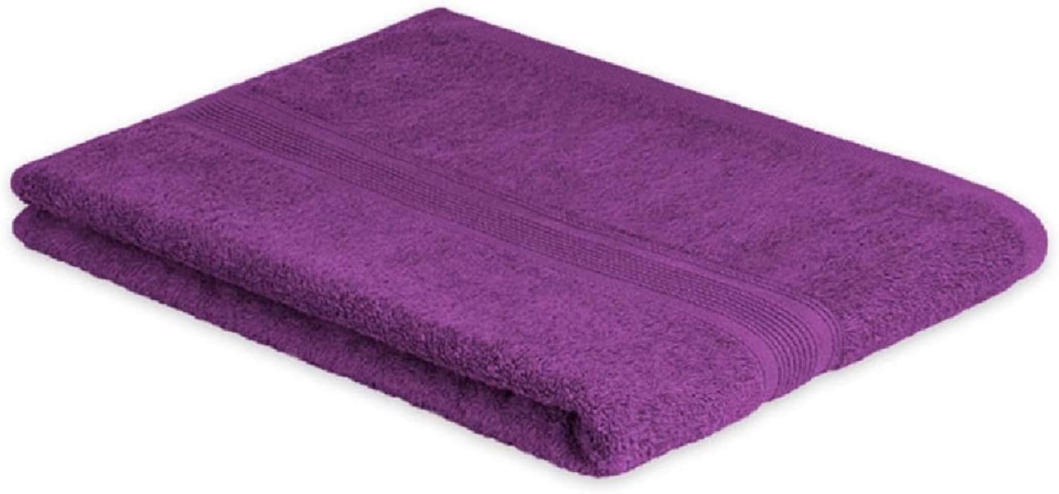 Exklusiv Heimtextil Duschtuch Frottier 500 g/m² 70 x 140 cm Lila Bild 1