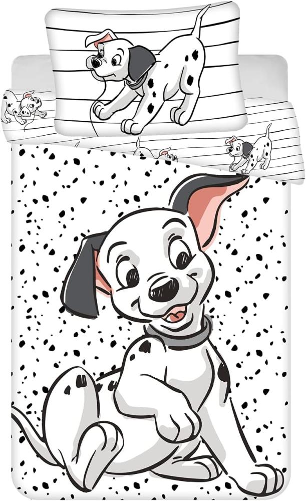Disney Baby Wende Bettwäsche Set 101 Dalmatiner 100x135 cm Bild 1
