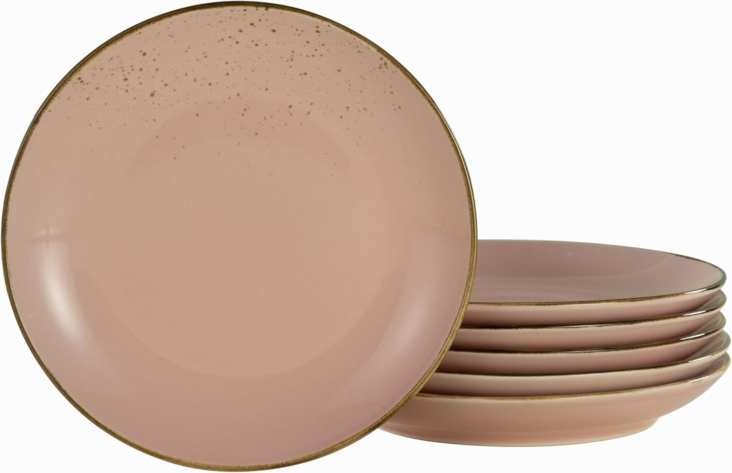 CreaTable 21970 Nature Collection Dessertteller Ø 21 cm, rosé (6er Pack) Bild 1