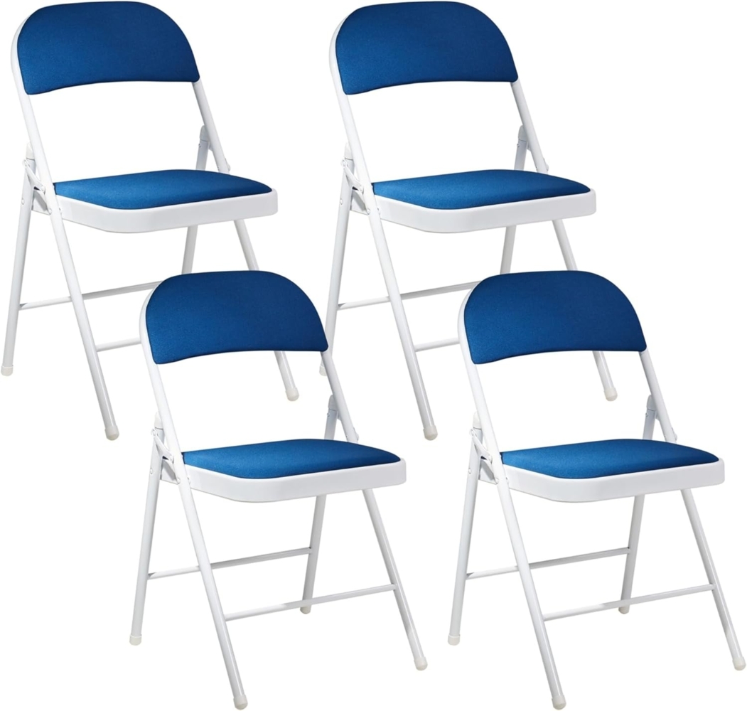 Esszimmerstuhl 4er Set SPARKS Blau Bild 1