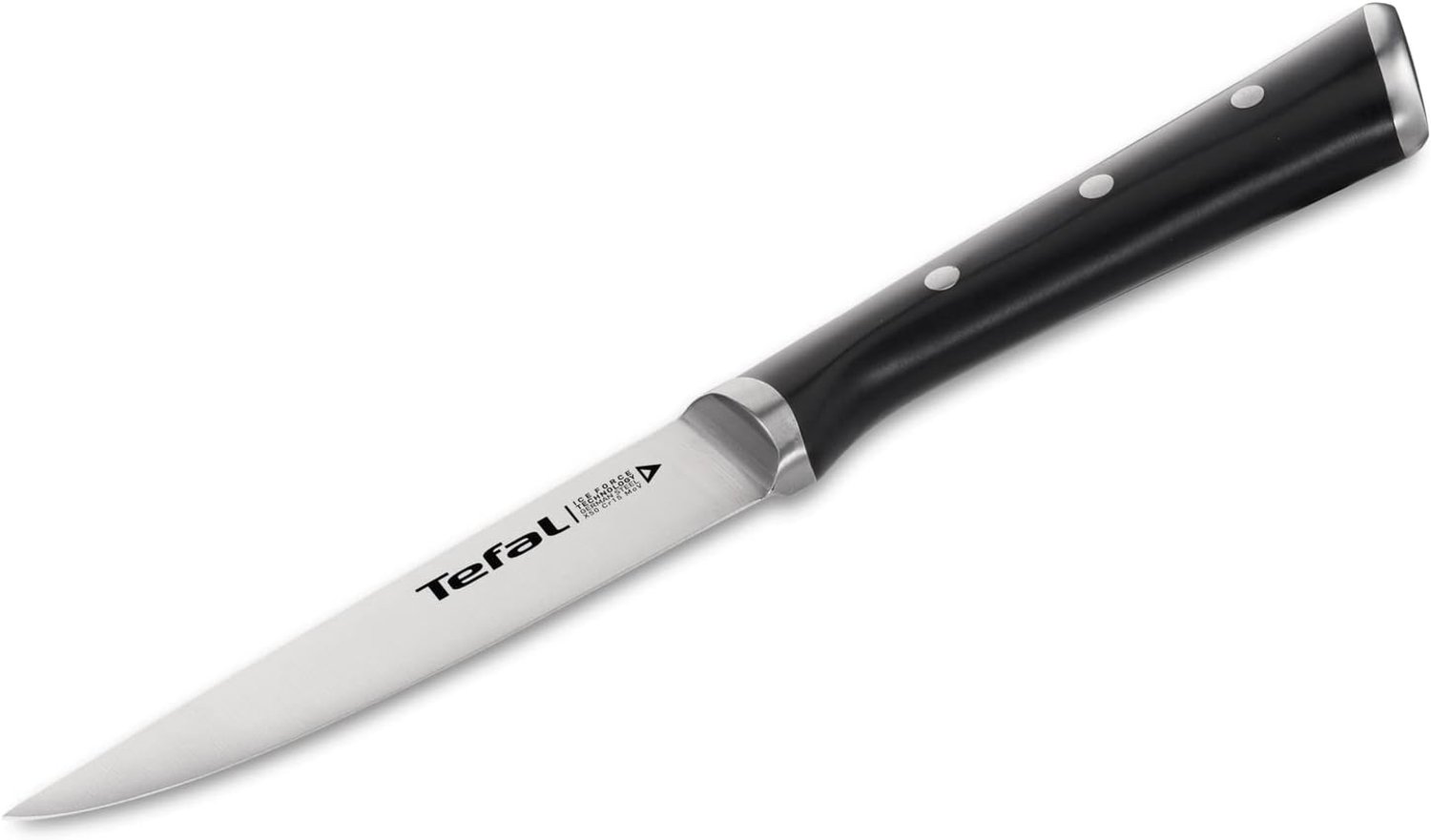 Tefal 'K23209 Ice Force' Universalmesser, Edelstahl schwarz, 11 cm Bild 1