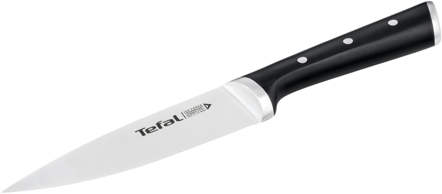 Tefal 'K23203 Ice Force' Kochmesser, Edelstahl schwarz, 15 cm Bild 1