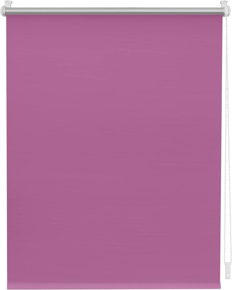 Lichtblick Thermorollo ohne Bohren, Klemmfix, Verdunklungsrollo, Hitzeschutz, Sichtschutz, Wandmontage, Deckenmontage, Rollo für Fenster und Türen Fuchsia,55x150 cm (B x L) Bild 1