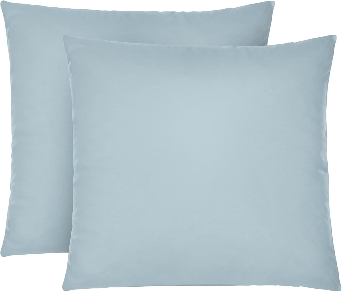 biberna Feinjersey-Kopfkissenbezug 0077144, bläulich, 2x 40x40cm Bild 1