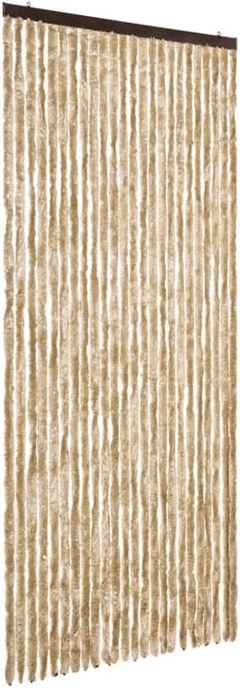 vidaXL Fliegenvorhang Beige 100x200 cm Chenille 377377 Bild 1