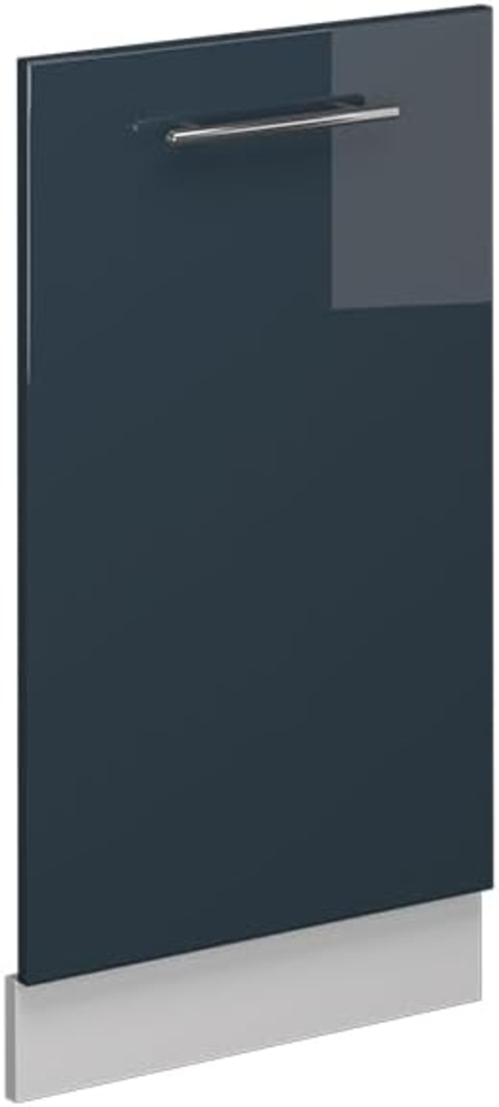 Vicco Geschirrspülblende Fame-Line, Dunkelblau Hochglanz, 45 cm ohne Arbeitsplatte Bild 1
