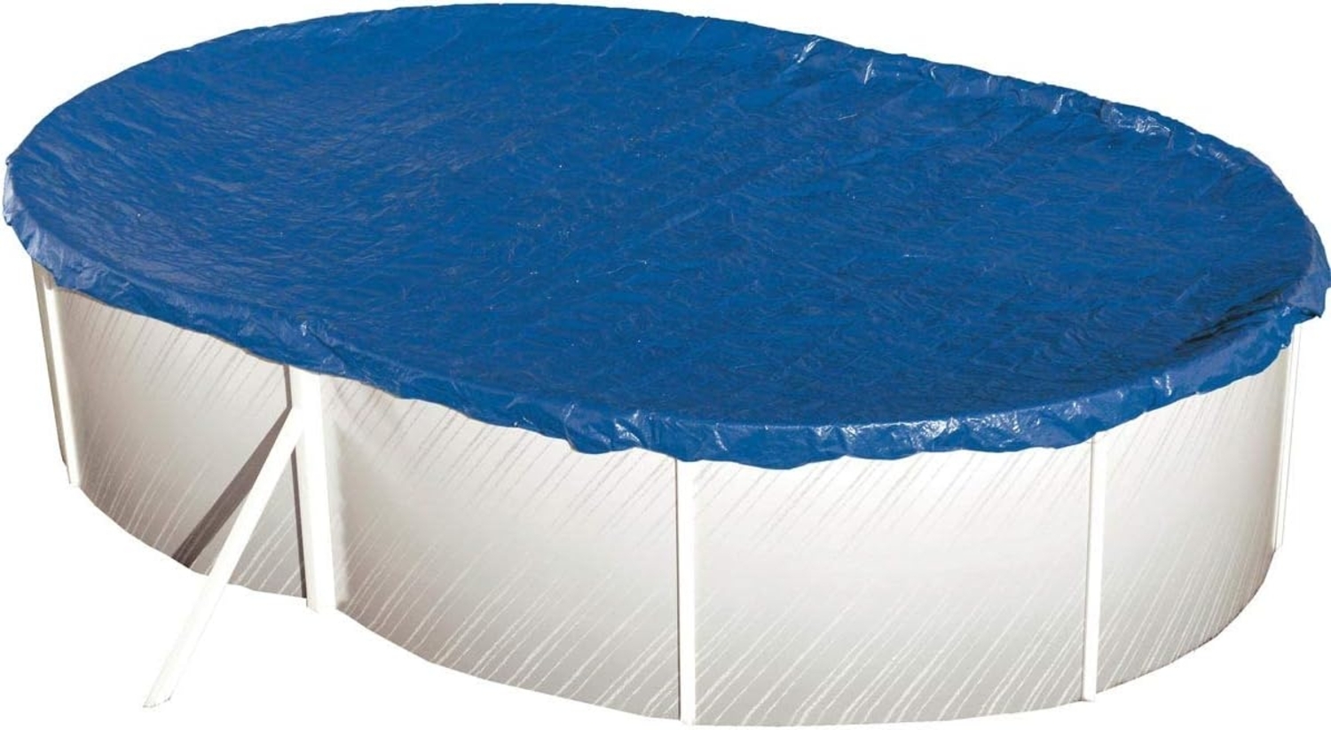 Steinbach Abdeckplane oval, PE blau, 640x360 cm Bild 1