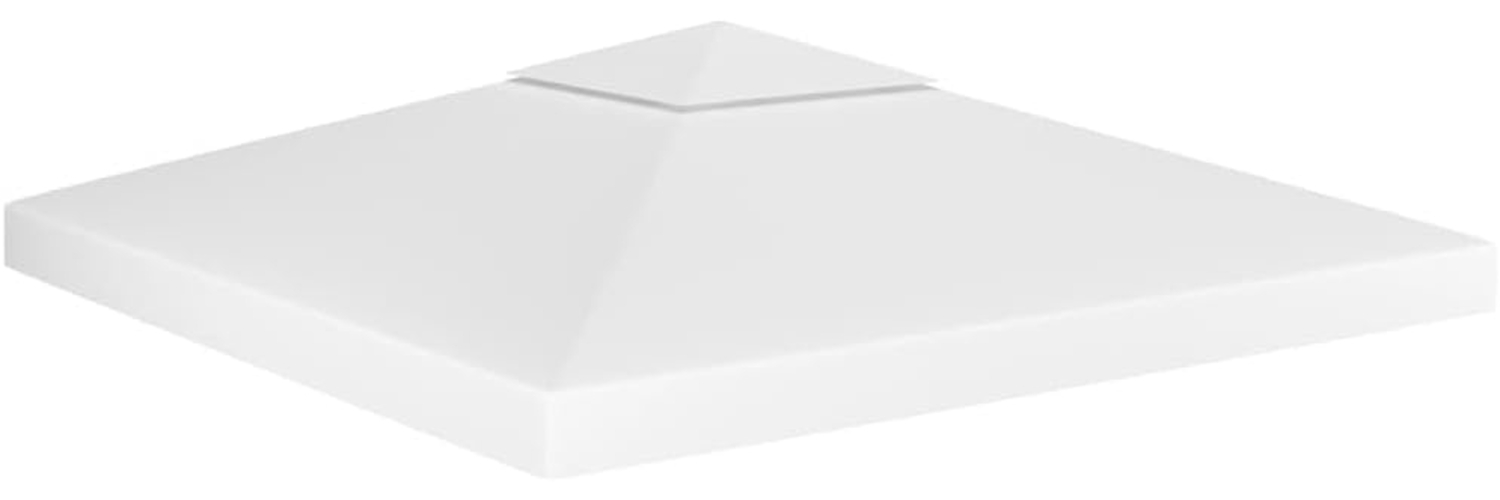 vidaXL Pavillon-Dachplane mit Kaminabzug 310 g/m² 3x3 m Weiß 312074 Bild 1