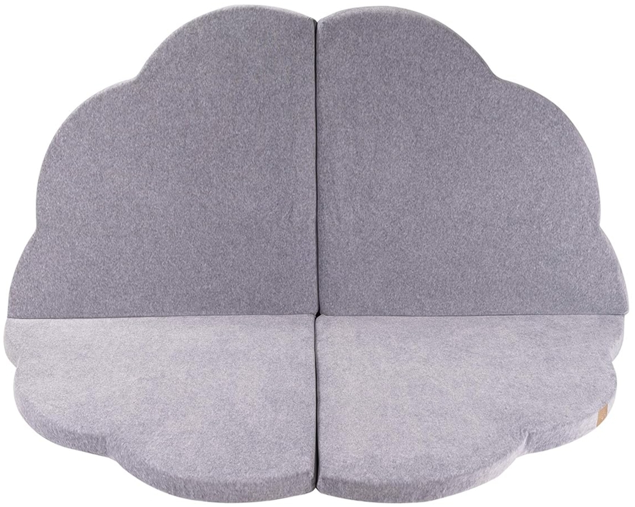 MeowBaby Baby Spielmatte Wolke, hellgrau Bild 1