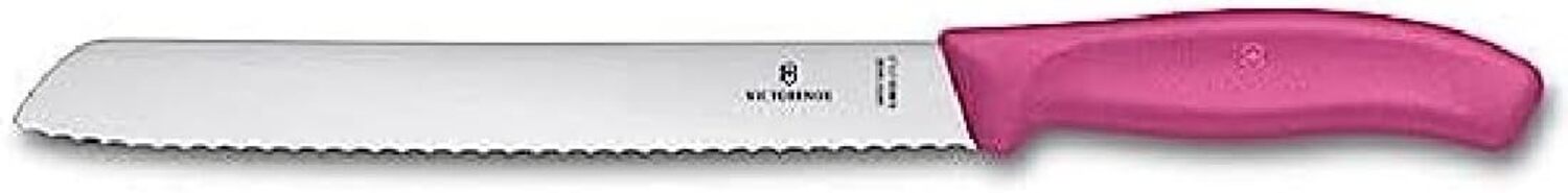 Victorinox Brotmesser 21cm pink Wellenschliff Bild 1