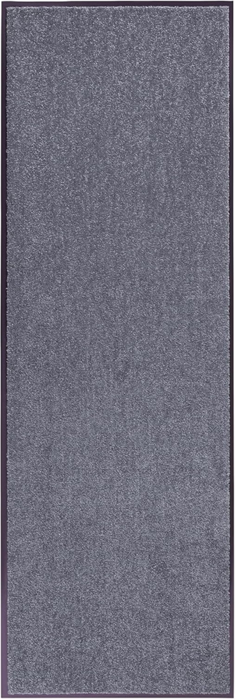 Waschbare Fußmatte Wash & Clean - grau - 60x180x0,7cm Bild 1