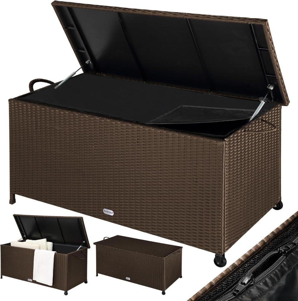 Casaria Auflagenbox, Aufbewahrungsbox UV beständig Wetterfest Garten Bild 1