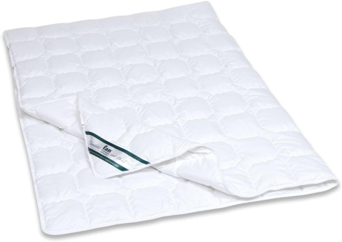 f.a.n. Kansas – Steppbett aus 100% Microfaser, kochfest und trocknergeeignet, auch für Allergiker, Ausführung: Leicht-Steppbett, Größe: 155 x 220 cm Bild 1