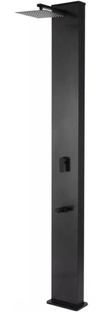 Steinbach Solardusche "Straight Line", schwarz Bild 1