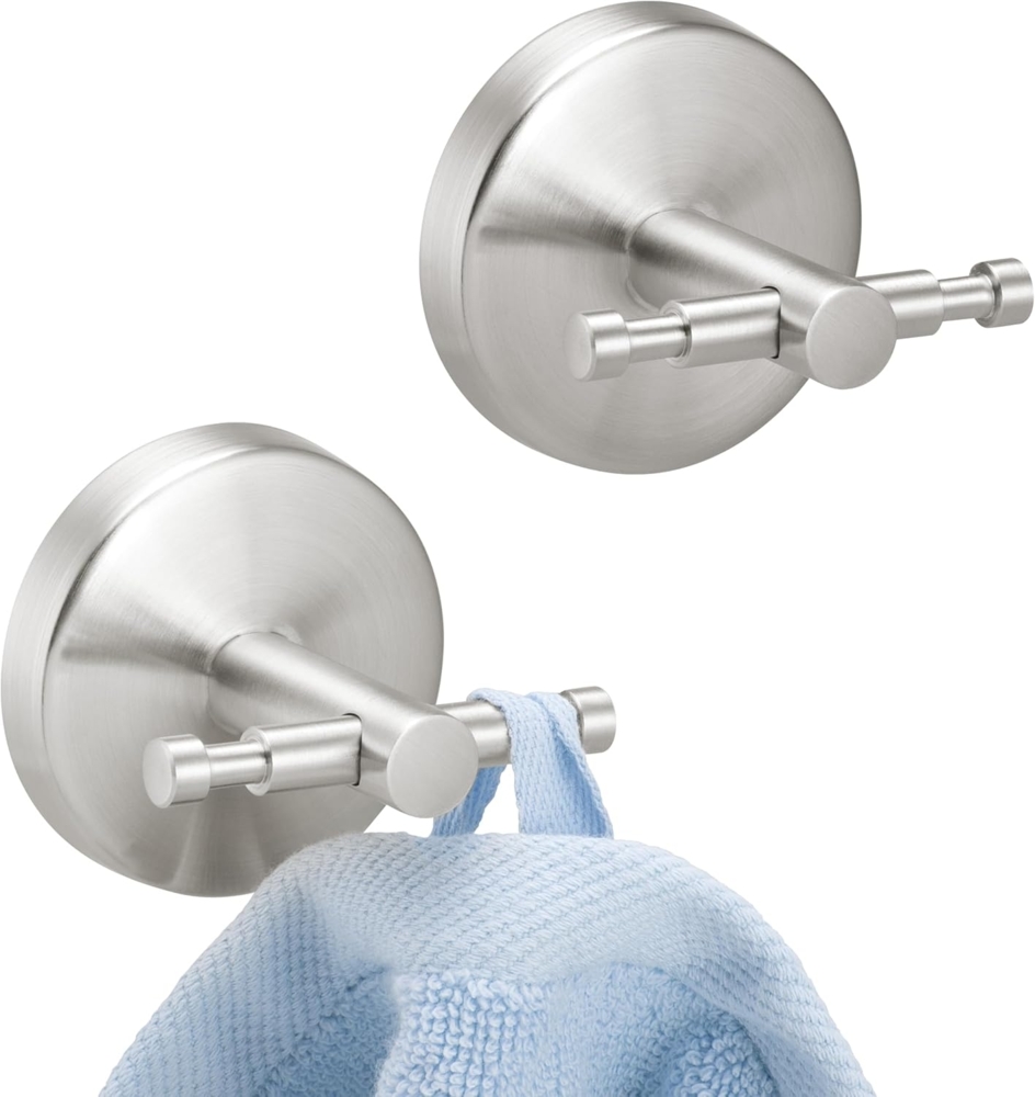 bremermann Wandhaken Bad-Serie PIAZZA - 2er Set, aus Edelstahl matt, (2-St) Bild 1