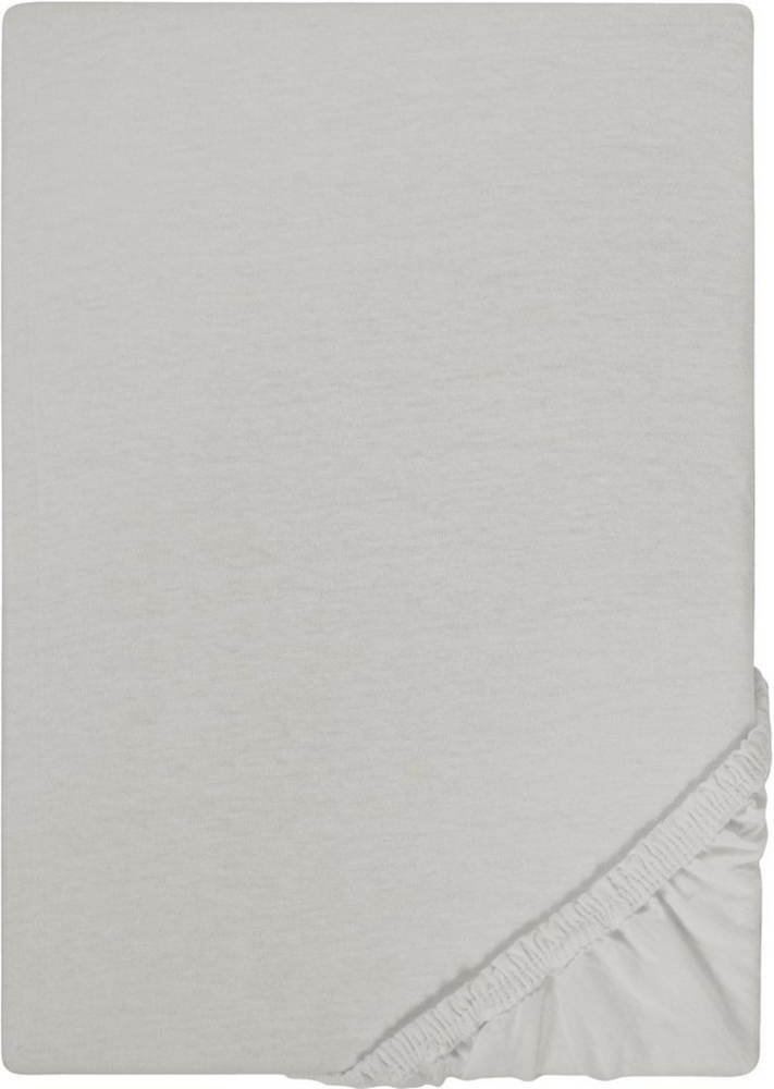 Castell Jersey-Stretch-Spannbetttuch, Sturmgrau, 1x 140x200 cm - 160x200 cm, 90x200 cm Bild 1