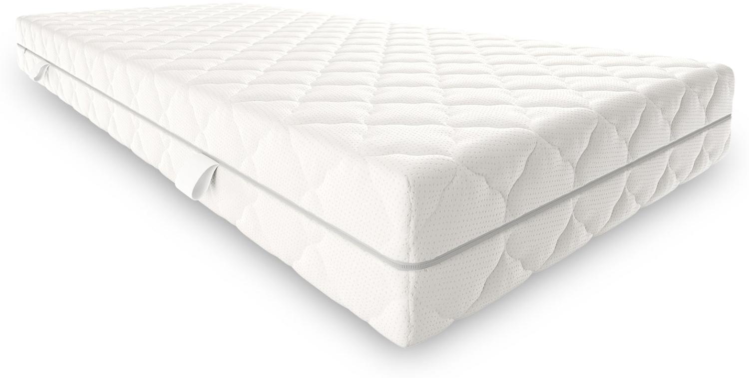 Ergonomische Matratze 160x200 H2 H3- Federkernmatratze 160x200 mit 7 Zonen- Taschenfederkernmatratze 160x200 , Höhe 21cm- Bezug waschbar Bild 1