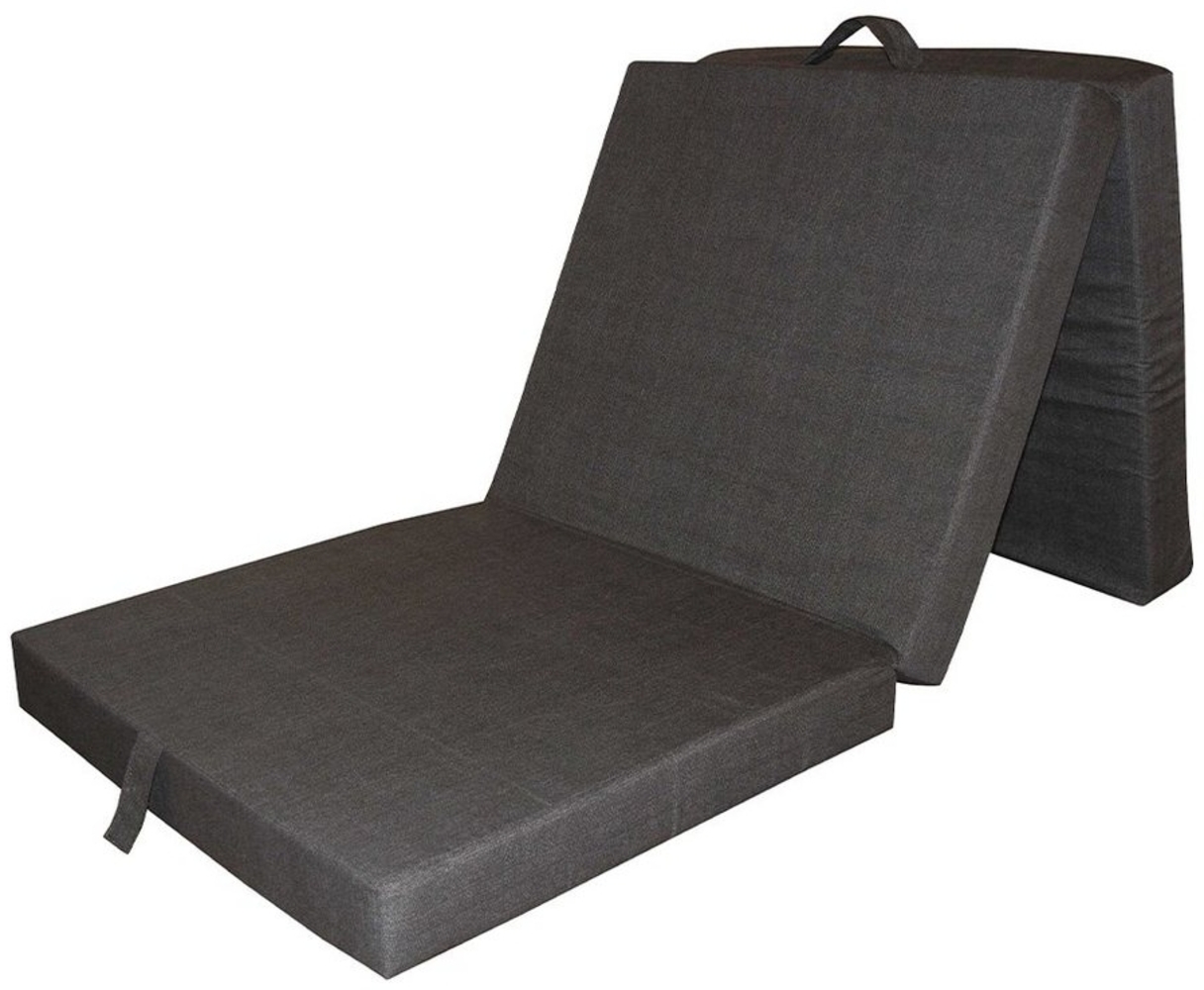 VitaliSpa Faltmatratze Klappmatratze Matratze Reisebett 70x190 cm Anthrazit Bild 1