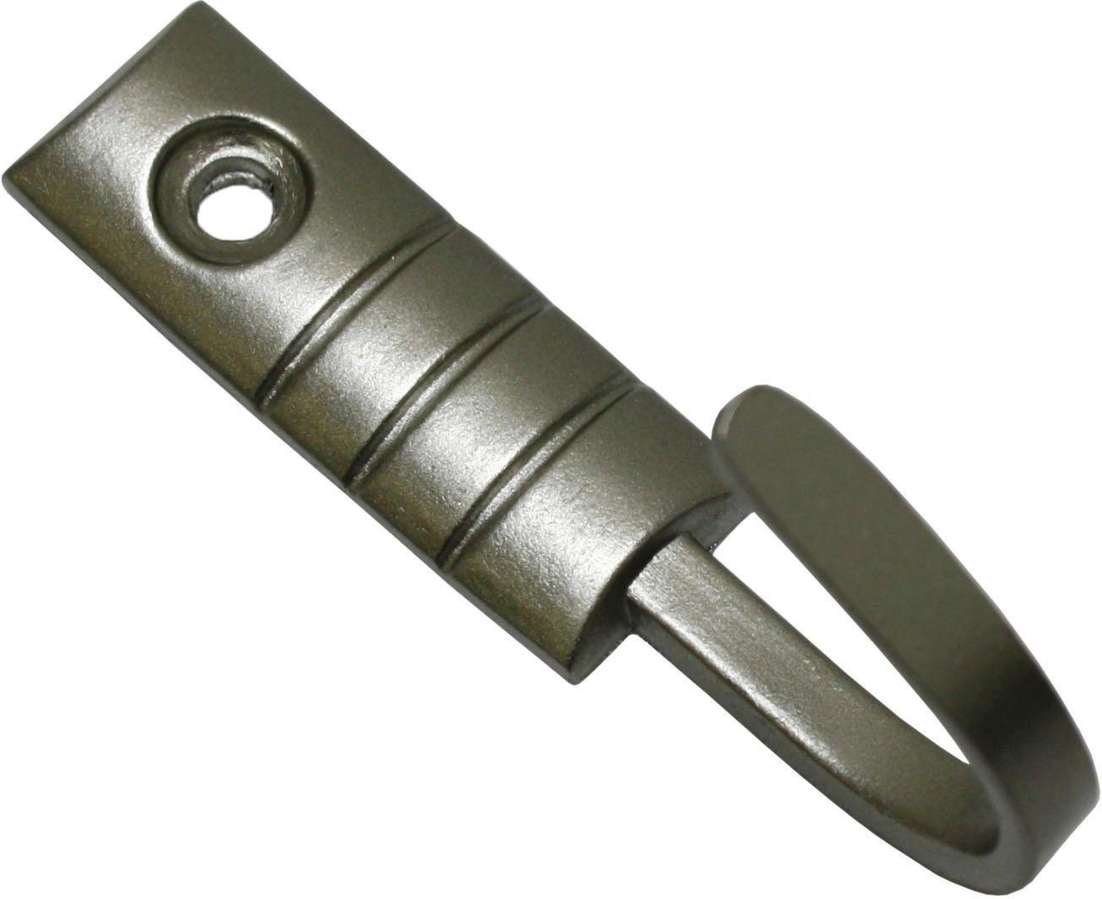 Gardinia Raffhaken Geo silber-matt, 2, 5 cm, 2 Stück Bild 1
