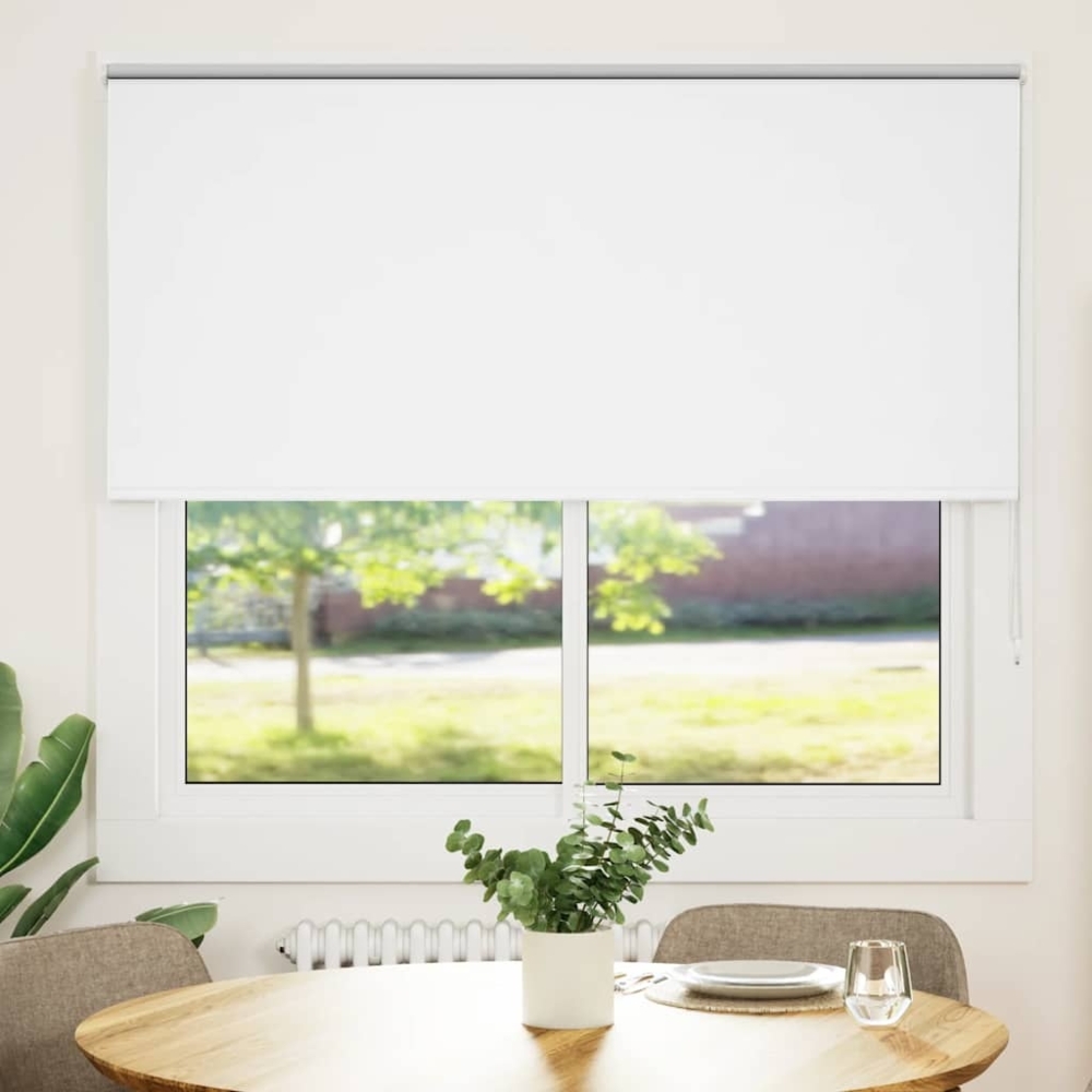 vidaXL Verdunkelungsrollo Weiß 150x175 cm Stoffbreite 146,6 cm 4011944 Bild 1