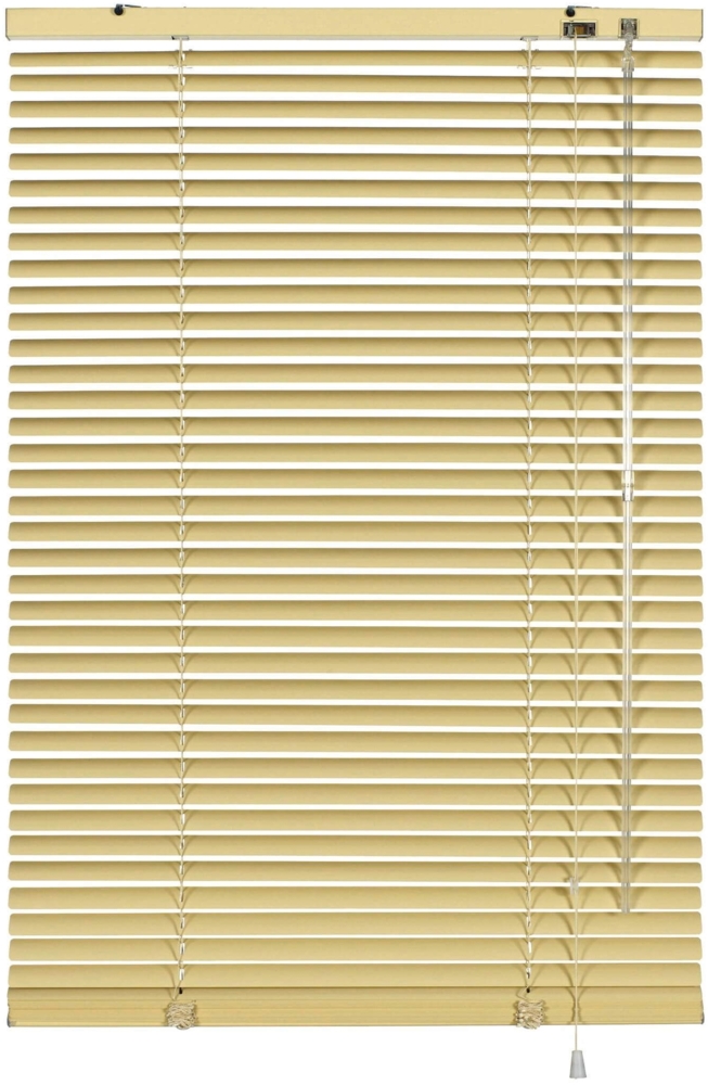 Aluminium-Jalousie 25 mm beige 120x175 cm Bild 1