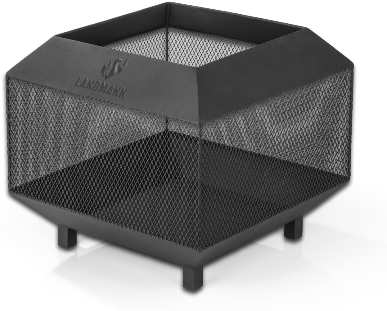 LANDMANN Feuerkorb Cube Bild 1
