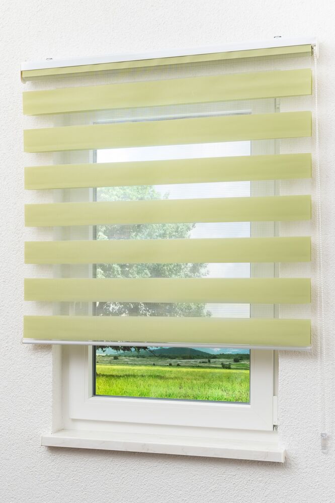 Rollo Solid Miniblende Olivgrün, LYSEL®, blickdicht, HxB 180x60cm Bild 1