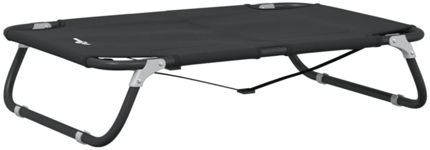vidaXL Hundeliege, Klappbar, Oxford-Gewebe und Stahl Anthrazit, 18 x 80 x 55 cm Bild 1