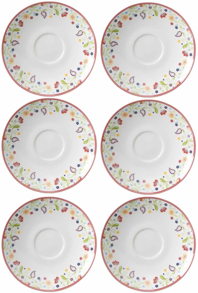 Ritzenhoff & Breker SHANTI Kaffeeuntertasse 16 cm 6er Set Bild 1