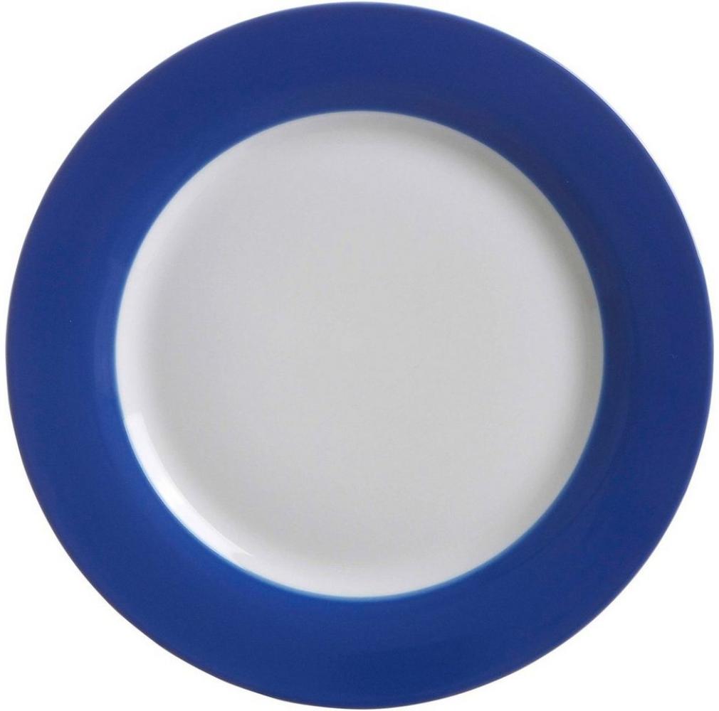 Ritzenhoff & Breker Doppio Desserteller, Servierteller, Servierplatte, Geschirr, Porzellan, Indigoblau, Ø 20 cm, 63844 Bild 1