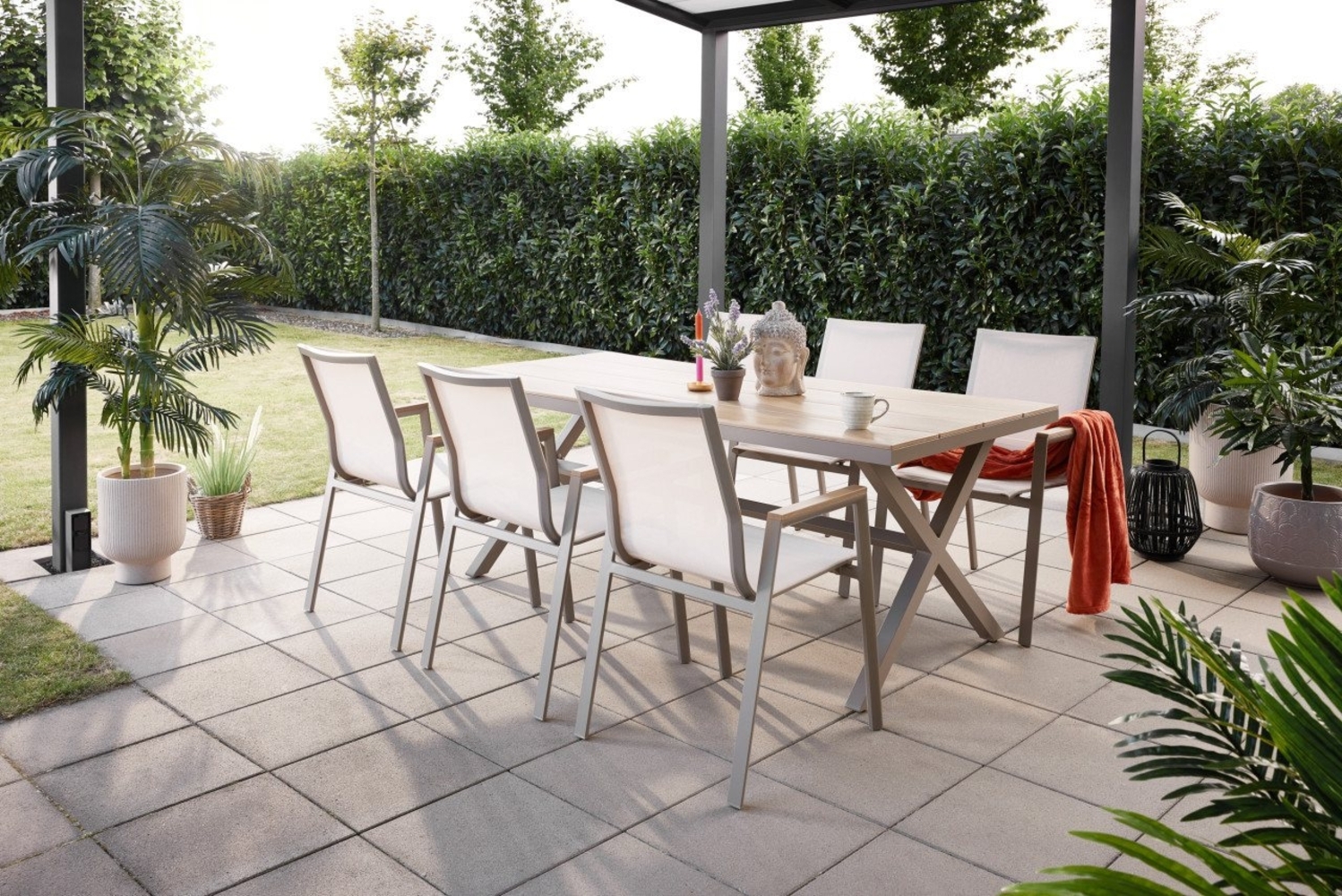Primaster Garten-Essgruppe Milos 6 Personen Bild 1