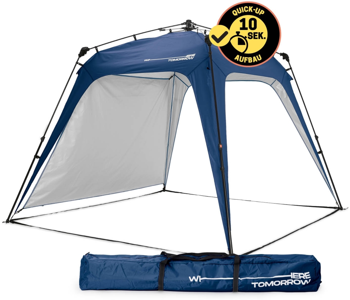 Lumaland 'Where Tomorrow' Pavillon, Polyester, 250 x 250 x 190 cm, Blau Bild 1