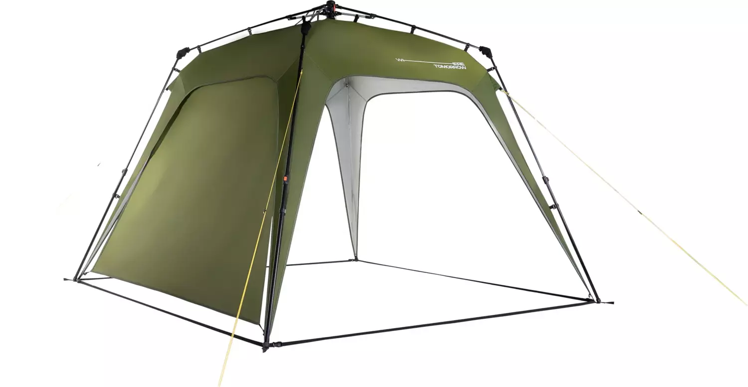 Lumaland 'Where Tomorrow' Pavillon, Polyester, 250 x 250 x 190 cm, Dunkelgrün Bild 1