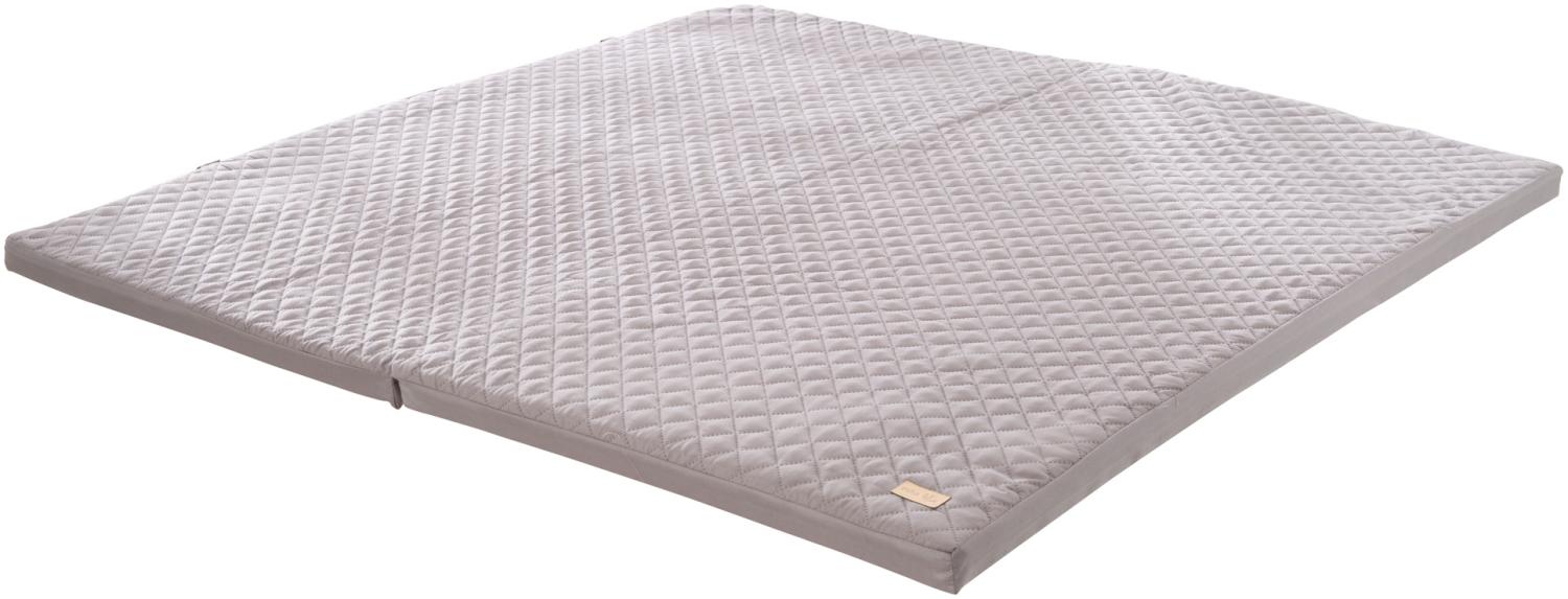 Roba Spiel- und Krabbelmatratze, Microfaser anthrazit, 60 - 120x120 cm Bild 1