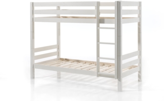 Vipack 'Pino' Etagen-Hochbett 90x200 cm, weiß, 160 cm Höhe