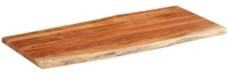 vidaXL Tischplatte 140x60x2,5cm Rechteckig Massivholz Akazie Baumkante 370625