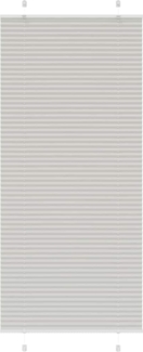 vidaXL Plissee Hellgrau 85x200 cm Stoffbreite 84,4 cm Polyester 4015361