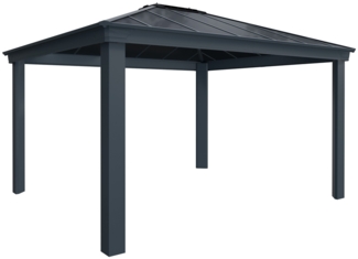 Palram - Canopia Aluminium Pavillon Dallas 4300 | Grau | 364x426x296 cm