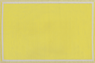 Beliani 'Etawah' Outdoor-Teppich, Polypropylen, 120x180 cm, Gelb