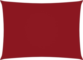vidaXL Sonnensegel Oxford-Gewebe rechteckig 3x5 m Rot