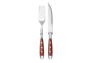 Steakbesteck 12-tlg. geschmiedet, NÜRNBERG braun