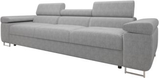 Sofa Torezio Cord III mit Einstellbare Kopfstützen (Poso 110)