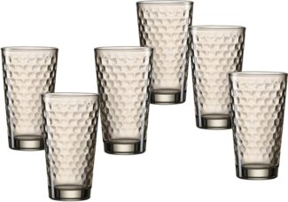Ritzenhoff & Breker Favo Longdrinkglas 400 ml braun 6er Set - DS