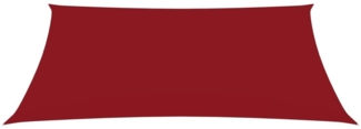 vidaXL Sonnensegel Oxford-Gewebe Rechteckig 2x3 m Rot