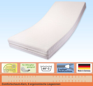 Doctor Sleep 'medicon' Matratze 70x210 cm, H2 (RG 35), Kernhöhe 18 cm, Bezug: Aloe Vera
