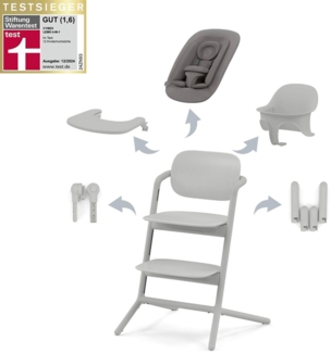 Cybex Lemo 4-in-1 Kinderstuhl Suede Grey Grau