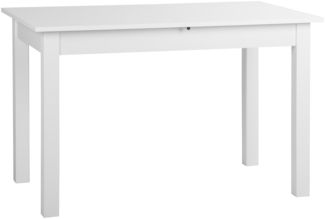 Esstisch >Crawley< in Weiß - 160x76,5x70cm (BxHxT)