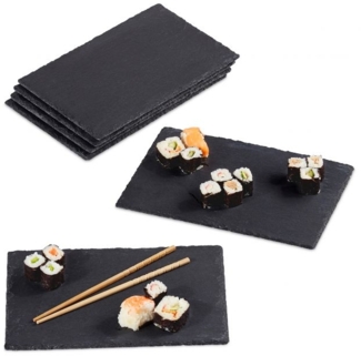 Schieferplatte 30x20 cm 6er Set