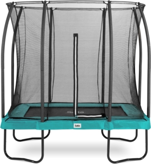 Salta 'Comfort Edition Standard' Trampolin rechteckig, inkl. Sicherheitsnetz, grün, 153x214 cm