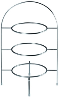 ASA Selection à table Etagere Gestell 3-stufig für Teller Ø 21 cm, ohne Teller, Edelstahl, H 36. 5 cm, 99201950